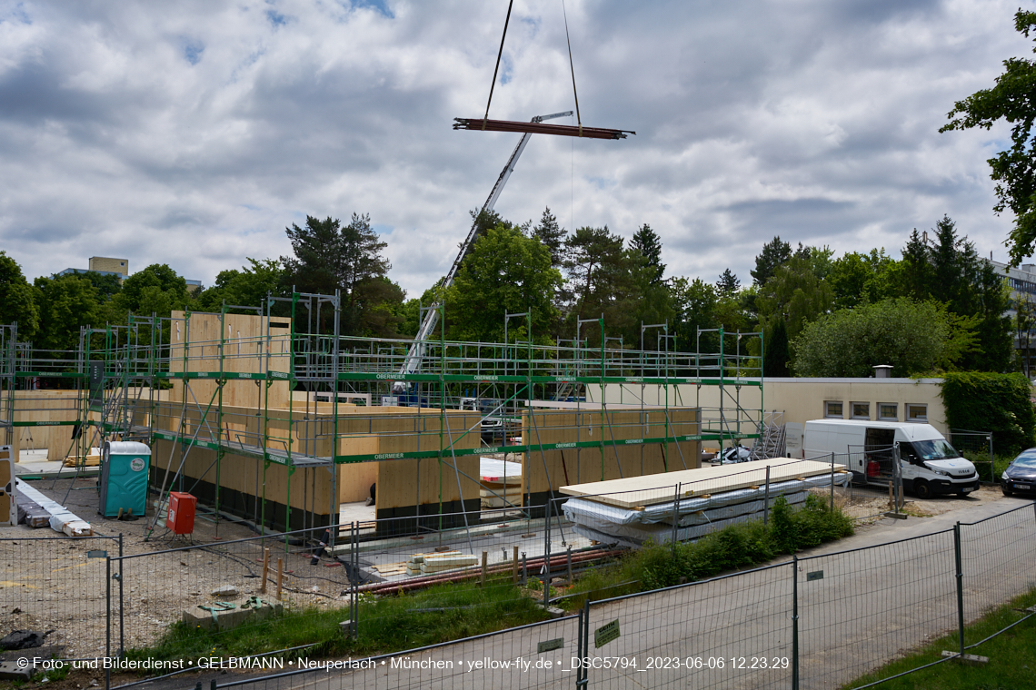 06.06.2023 - Neue Wände für das Haus für Kinder in Neuperlach in München